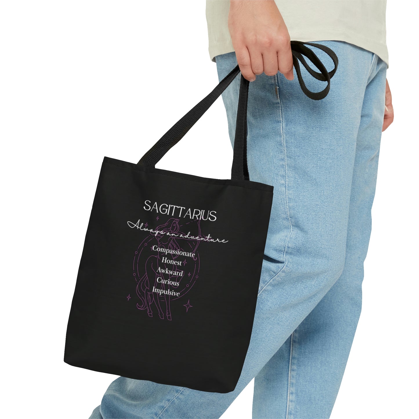 Sagittarius Tote Bag Black