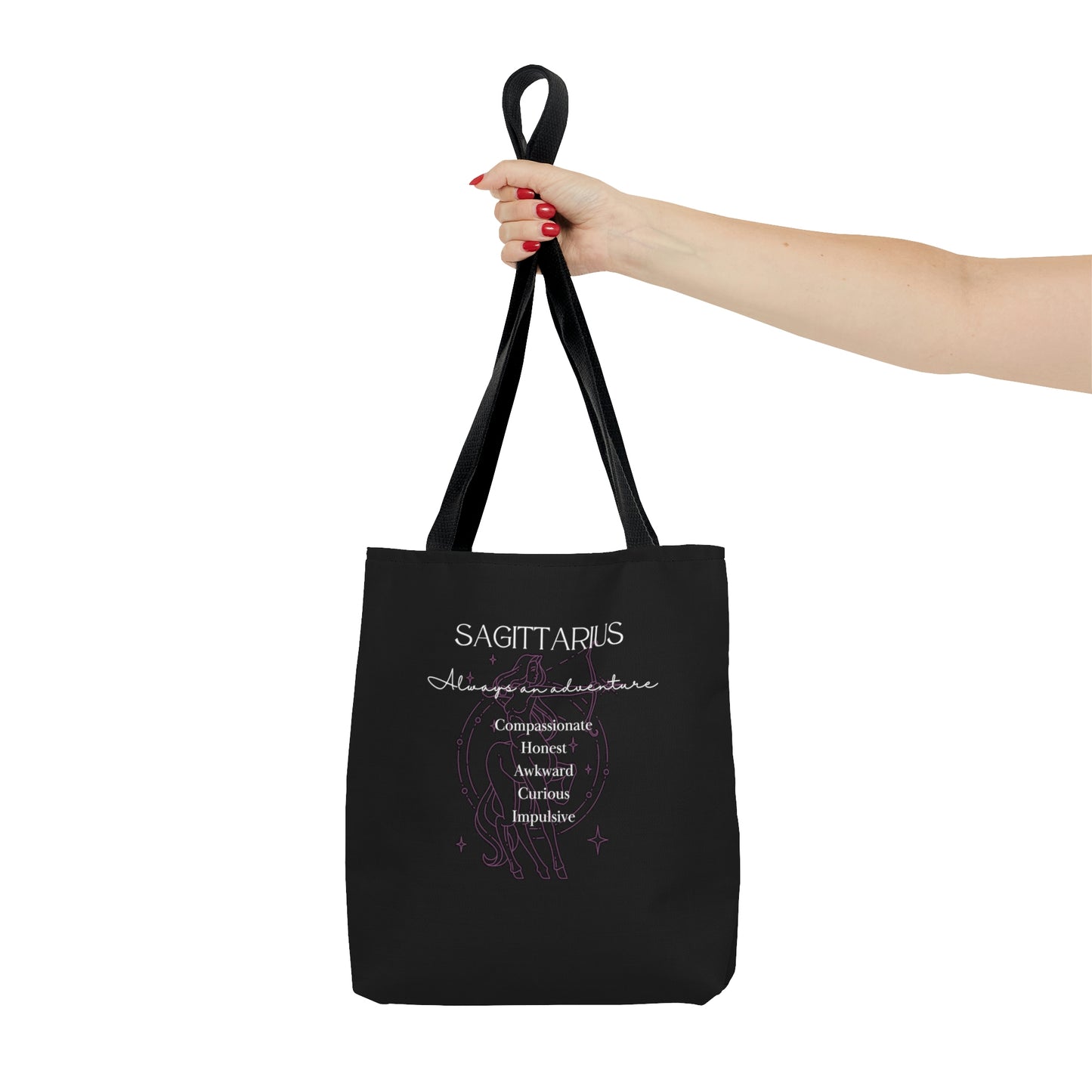 Sagittarius Tote Bag Black