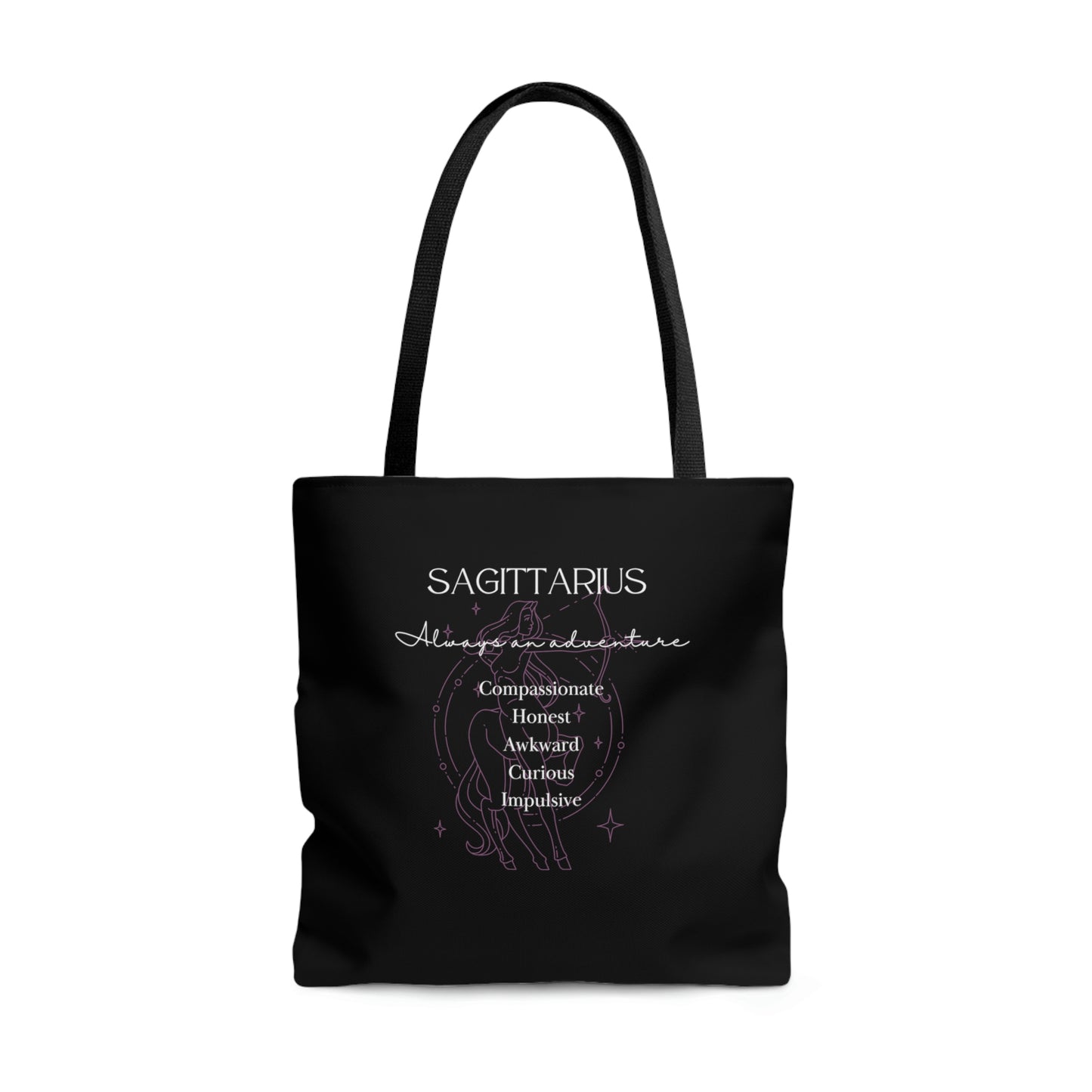 Sagittarius Tote Bag Black