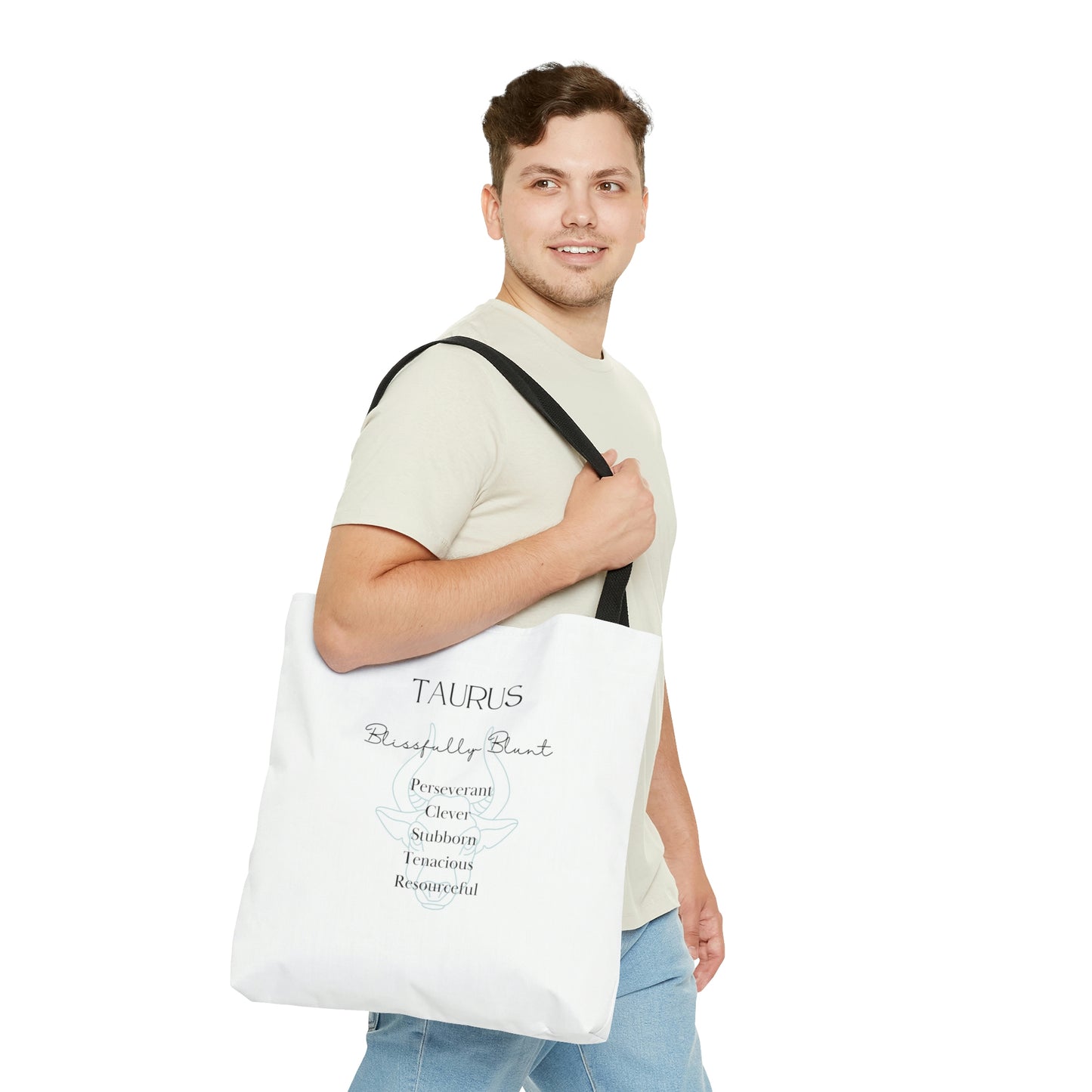 Bull Tote Bag - White