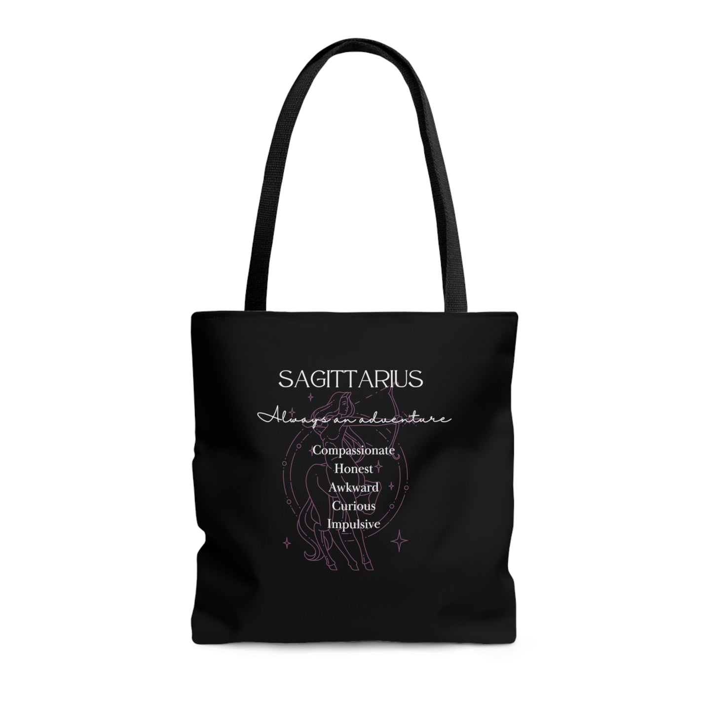 Sagittarius Tote Bag Black