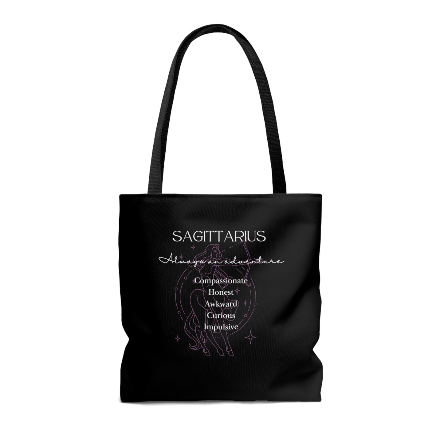 Sagittarius Tote Bag Black