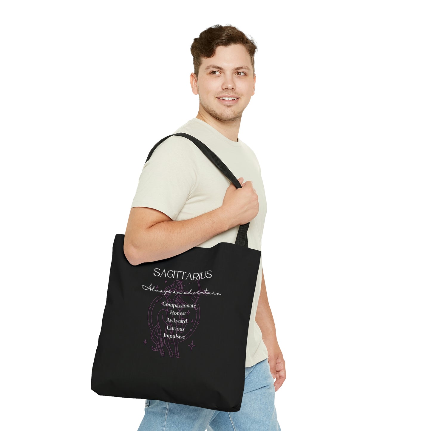 Sagittarius Tote Bag Black