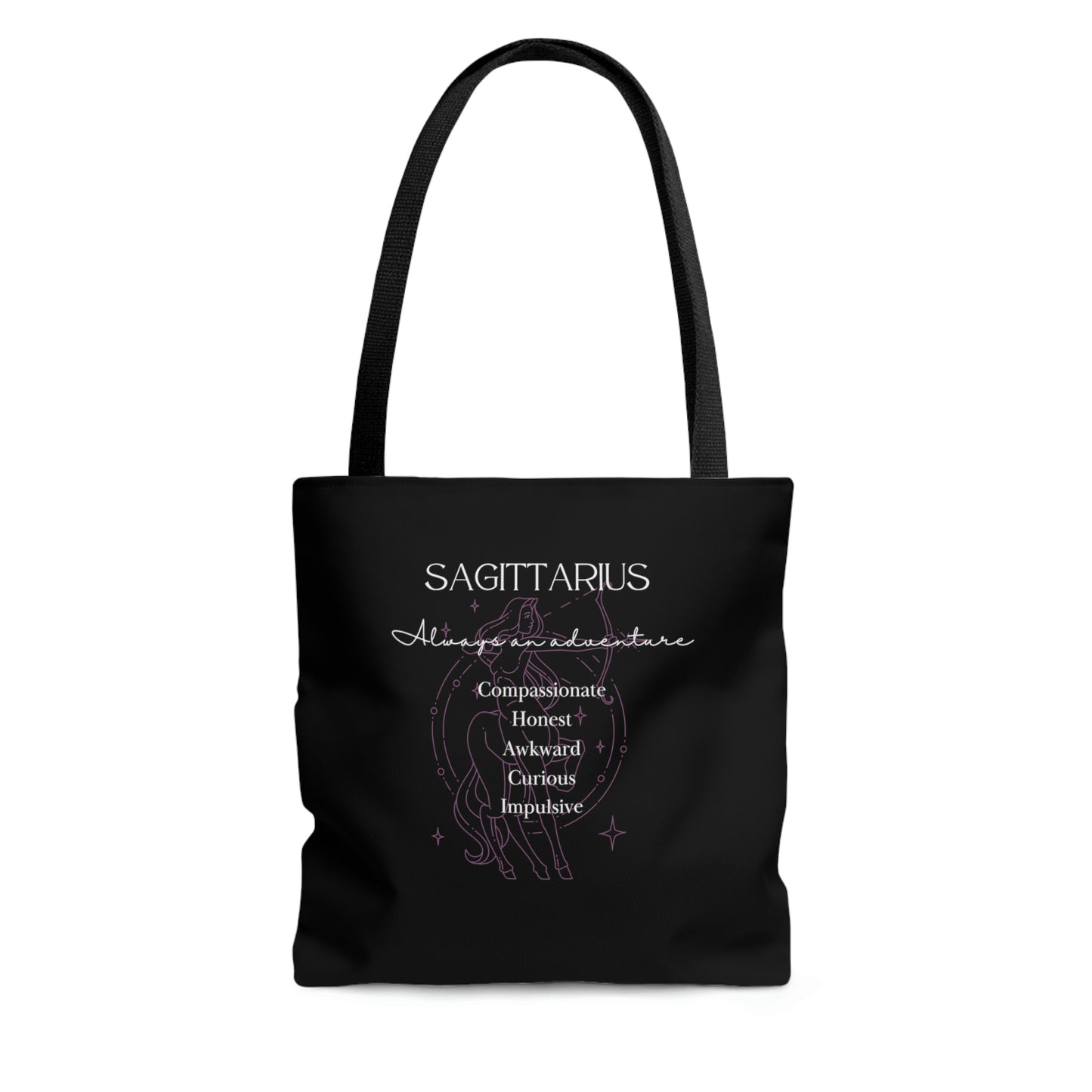 Sagittarius Tote Bag Black